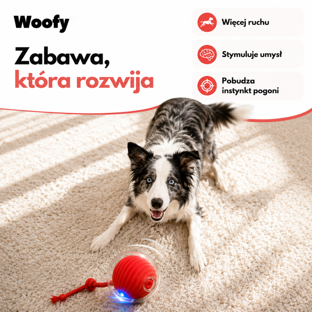 woofy interaktywna zabawka dla psa